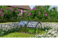 Vitavia Gamma melegágy edzett üveg 89 cm x 124 cm x 71 cm fekete Vitavia Gamma melegágy edzett üveg 89 cm x 124 cm x 71 cm fekete