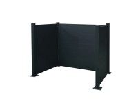 Floraworld kukatároló 2 kukához alumínium sima antracit Floraworld kukatároló 2 kukához alumínium sima antracit