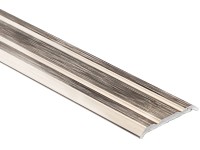 Piattoal burkolatváltó eloxált alumínium Rézszínű szálcsiszolt 25 mm x 0,9 m