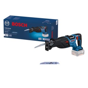 Bosch GSA 18V-LI akkus szablyafűrész akkumulátorral és fűrészlappal. Szúrófűrész profiknak.