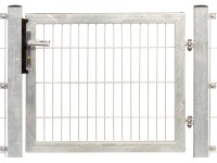 Egyszárnyú kapu Premium kétrudas panelkitöltés horganyzott 80 cm x 100 cm