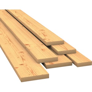 Érdesített lucfenyő/jegenyefenyő építődeszkák, 50x220x4000 mm, szerkezeti és állványozási munkákhoz.