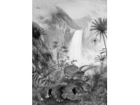 Komar vlies fotótapéta Jurassic Waterfall 200 cm x 280 cm Komar vlies fotótapéta Jurassic Waterfall 200 cm x 280 cm