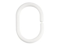 Spirella C-Minor zuhanyfüggönygyűrű műanyag fehér Spirella C-Minor zuhanyfüggönygyűrű műanyag fehér