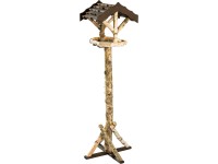 Madáretető ház nyír/mandulafenyő oszloppal A modell