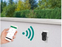 Wi-Fi-s dugós csatlakozó védőérintkezős fekete