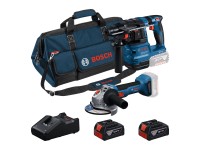 Bosch Professional fúrókalapács kombiszett GBH 18V-22 + sarokcsiszoló GWS 18V-8 Bosch Professional fúrókalapács kombiszett GBH 18V-22 + sarokcsiszoló GWS 18V-8