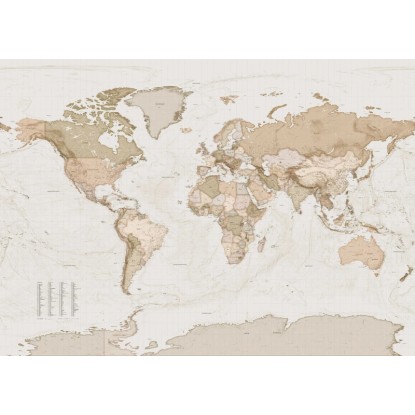 Komar vlies fotótapéta Earth Map 350 cm x 250 cm
