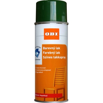 OBI lakkspray színes magasfényű zöld 400 ml