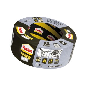 Tekercs Pattex Power Tape, egy erős, vízálló ragasztószalag javításokhoz.
