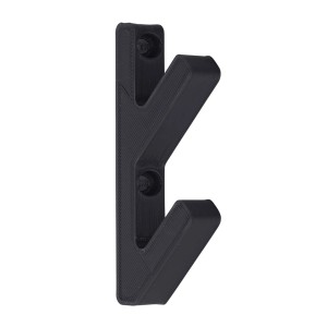 Fekete Denpanels 3D akasztók (2 darab) akusztikus panelekre szereléshez.
