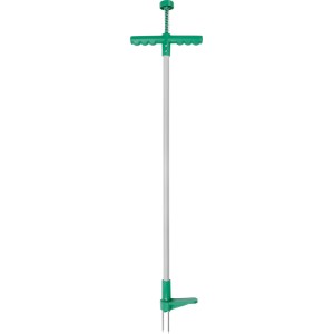 Gyomkiszedő, 100 cm, T-fogantyúval és kidobó mechanizmussal a talajműveléshez.