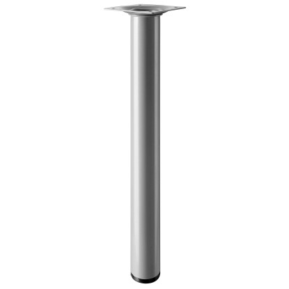 Hettich asztalláb átmérő: 30 mm x 300 mm alumínium hatású