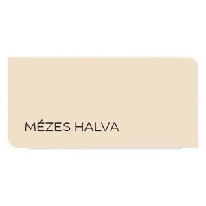 Színminta a t.b.t. falfestékből Mézes Halva színben. Belső színárnyalat.