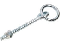 Szemescsavar karikával és anyával horganyzott 128 mm x 40 mm