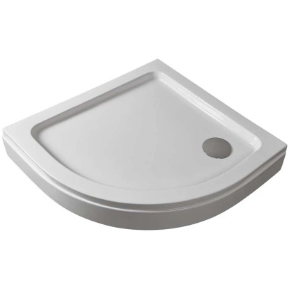 Sanotechnik zuhanytálca negyedköríves 80 cm x 80 cm fehér