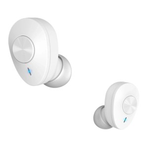 Fehér Hama Bluetooth Freedom Buddy True Wireless In-Ear fülhallgató Bass Boost funkcióval.