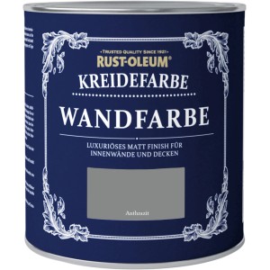 Rust-Oleum krétafesték falfesték antracit doboz, matt felület beltérre.