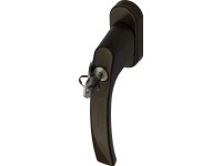 Ablakkilincs zárható bronz