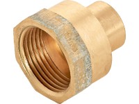 OBI forrasztható összekötő karmantyú 15 mm x 24,1 mm (Rp 3/4) vörösöntvény OBI forrasztható összekötő karmantyú 15 mm x 24,1 mm (Rp 3/4) vörösöntvény