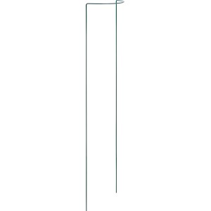 Félkör alakú, zöld bokortámasz, 130 cm, növények megtámasztására a kertben.