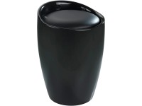 Wenko Candy fürdőszobai szék kivehető szennyestartóval műanyag 20 l fekete Wenko Candy fürdőszobai szék kivehető szennyestartóval műanyag 20 l fekete