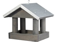 Madáretető fenyő 24 cm  x 26 cm x 26 cm Fekete