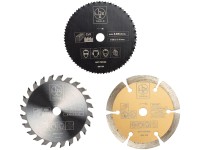 LUX 3 részes Mini körfűrészlap készlet 89 mm LUX 3 részes Mini körfűrészlap készlet 89 mm