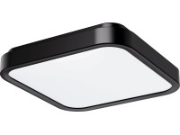 Rábalux Samira mennyezeti lámpa négyzetes fekete LED 18 W IP 44 Rábalux Samira mennyezeti lámpa négyzetes fekete LED 18 W IP 44