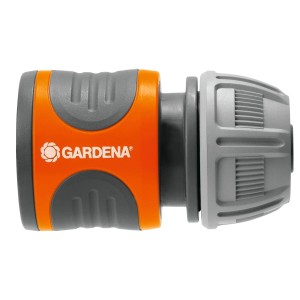Gardena tömlőcsatlakozó 13 mm-es (1/2) és 15 mm-es (5/8) tömlőkhöz, narancs/szürke.