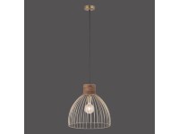 Just Light. Alami függőlámpa sárgaréz matt 1 x E27/25 W