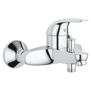 Grohe QuickFix Start Eco króm egykaros kádtöltő csaptelep, falra szerelhető.