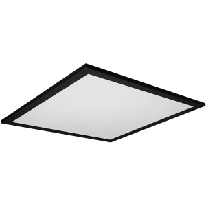 Ledvance Planon Plus LED mennyezeti lámpa, fekete, 45x45 cm, távirányítóval.