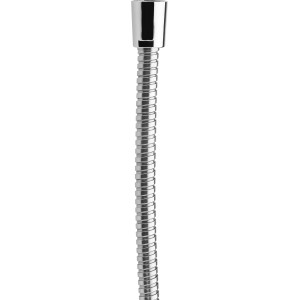 Króm rozsdamentes acél zuhanycső kád zuhanyszetthez, 150 cm hosszú.
