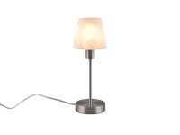 Trio Luis II dizájn asztali lámpa matt nikkel