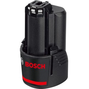 Bosch Professional GBA 12V 2Ah akkumulátor elektromos kéziszerszámokhoz, robusztus és könnyű.