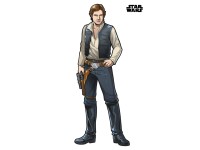 Komar öntapadó nemszőtt fotótapéta Star Wars XXL Han Solo 127 cm x 196 cm