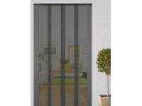 Lamellás szúnyogháló függöny ajtóra 120 cm x 250 cm antracit Lamellás szúnyogháló függöny ajtóra 120 cm x 250 cm antracit