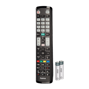 Hama univerzális távirányító Samsung TV-khez elemekkel, világító gombokkal.