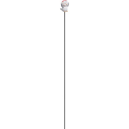 Leszúrható fém kerti dekoráció madár 96 cm x 6 cm x 7 cm színes