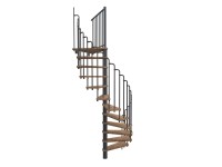 Minka csigalépcső Paris bükk szürke 140 cm