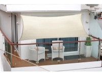 Floracord balkon-napvitorla elefántcsont 270 cm x 140 cm