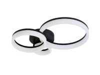 Rábalux Amilia beltéri mennyezeti lámpa fekete LED 24W 3000 4000 6500 IP20 Rábalux Amilia beltéri mennyezeti lámpa fekete LED 24W 3000 4000 6500 IP20