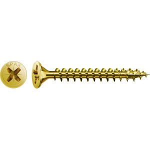 Arany Spax univerzális süllyesztett fejű csavar, PZ meghajtás, 4x40 mm, 20 darab.