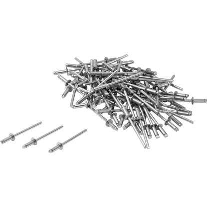 LUX-TOOLS Comfort nemesacél popszegecs 4 mm x 8 mm 100 db