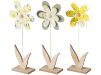 Boltze virág dekoráció 3-féle változatban többszínű