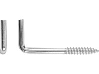 Horganyzott egyenes csavaros kampó átmérő 2 x 20 mm 8 db Horganyzott egyenes csavaros kampó átmérő 2 x 20 mm 8 db