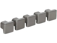 Végzáró alumínium négyszögletes rúdhoz alumínium 5 darab Végzáró alumínium négyszögletes rúdhoz alumínium 5 darab