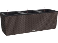 Lechuza Trio Cottage virágtartó 100 cm x 32 cm x 34 cm mokka