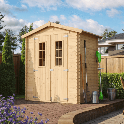 Timbela M367C kerti faház bézs barna FSC®